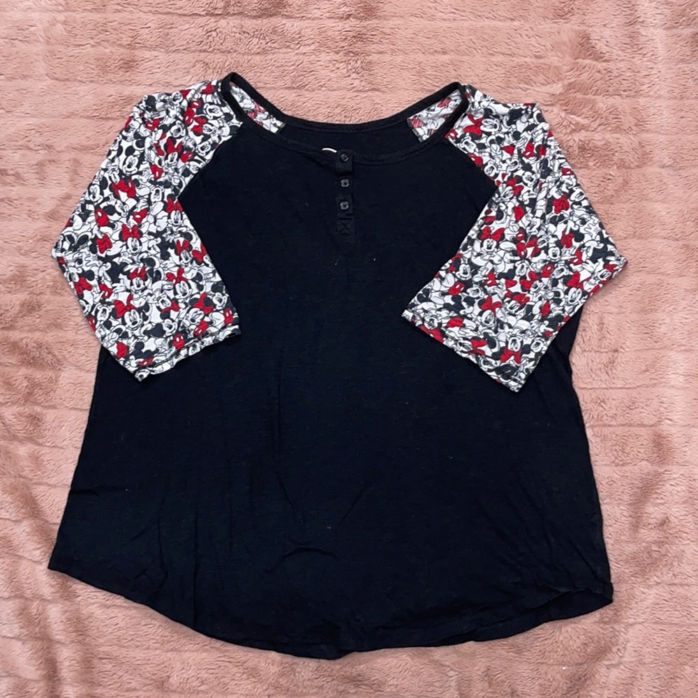 Disney Minnie Mouse 3/4 sleeved T-shirt